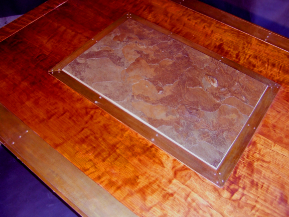stone insert in top